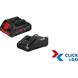 Bosch Starter-Set, 1 Akku ProCORE18V 4.0 Ah, Schnellladegerät GAL 18V-40 Professional