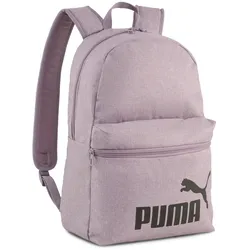 Rucksack PUMA "PHASE BACKPACK III", plum jam, heather, Rucksäcke, Netz, Polyester, gemustert