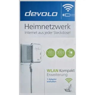devolo dLAN 550 WiFi Erweiterung Adapter - Weiß 9773 Neu &OVP