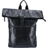 The Skandinavian Brand Leder Rucksack Schwarz