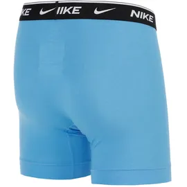Nike Essential Cotton Stretch Boxershorts schwarz/grau/blau S 3er Pack