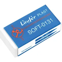 Läufer Radiergummi Plast Soft 41x19x12 mm Weiß