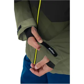 KILLTEC Jungen Skijacke/Funktionsjacke mit Kapuze und Schneefang KSW 383 BYS SKI JCKT, schwarz, 164, 42096-000