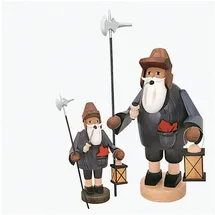 KWO Olbernhau Räuchermann Nachtwächter 18 cm mehrfarbig