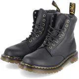 Dr. Martens Herren Schnürboots Stiefeletten Combat Boots Schwarz Glattleder Größe: 44 EU