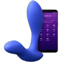 We-Vibe Vector+ Blaues Prostatamassager - blau