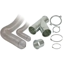 Holzkraft Absauganlagen-Anschluss-Set  120/58 mm