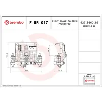 Brembo Bremssattel PRIME LINE F BR 017