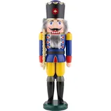 Seiffener Volkskunst eG Seiffener Volkskunst Nussknacker König blau Größe 50 cm