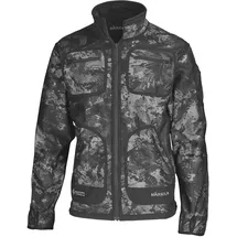 Härkila Kamko Noctyx axis msp Wende-Fleecejacke - XXL - black/willow green,
