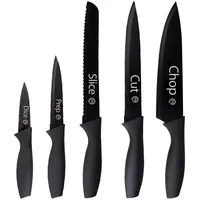 MasterChef Messer-Set 5-teilig Schwarz