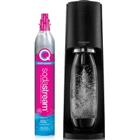 SodaStream Terra Sparkling Water Maker (schwarz) mit CO2- und DWS-Flasche