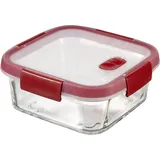 KETER Frischhaltedose quadratisch Rot/Transparent 0,7 l