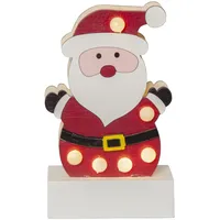 Star Trading Dekoration FREDDY 6 warmweiße LEDs Weihnachtsmann