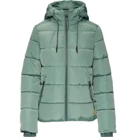 QS Wattierte Steppjacke mit Kapuze - petrol - XS