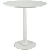 deluke Beistelltisch Ø 70 x 77 cm Antik-Weiß
