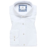 Eterna SLIM FIT Linen Shirt in weiß unifarben, weiß, 40