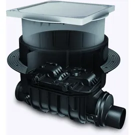 Kessel 80125X - Grundkörper / Reinigungsrohr Controlfix DN 125 für Bodenplatte - befliesbare Abdeckung