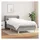 vidaXL Boxspringbett 100 x 200 cm Hellgrau
