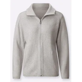 Classic Basics Strickjacke grau