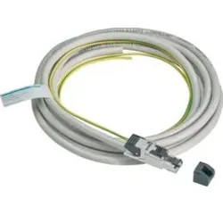 Hager HTG465H Modbus-Kabel 3 m mit RJ45-Stecker und Erdanschlusskabel