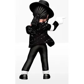 MINIX Michael Jackson Billie Jean Figur 12 cm - Schwarz