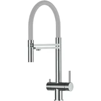 VIZIO 3 Wege Wasserhahn Küchenarmatur Edelstahl Massiv mit 360°