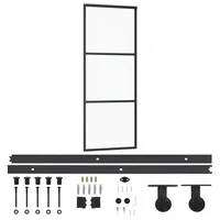 vidaXL Schiebetür rechts 76 x 205 cm transparent