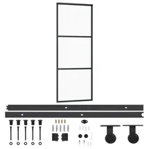 vidaXL Schiebetür rechts 76 x 205 cm transparent