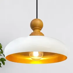 Bamyum Hängelampe Esttisch Modern Weiß Lampe