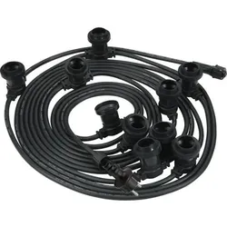 SPL | Stechkabel 10 Meter | 10 Fassungen E27 | IP44