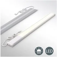 B.K.Licht Unterbauleuchte - 10W, 1100lm, led, Schalter, Stecker, warmweiß,