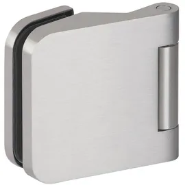 Hermat Glastürband 6325-20 LM Edelstahlfarbig rd f.3-teillig