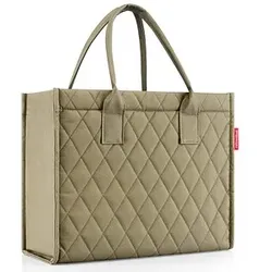 reisenthel® Einkaufstasche daily shopper rhombus Kunststoff olive DN 5046