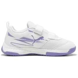 Puma Varion II Hallenschuhe mit Klettverschluss Kinder 04 white/lavender alert 30