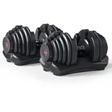 Bowflex Verstellbare Hanteln 2x40 kg schwarz / rot