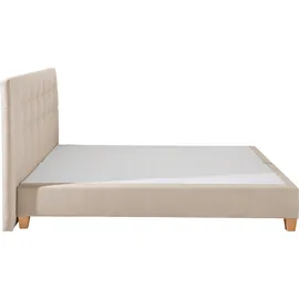 Home Affaire Boxspringbett HOME AFFAIRE "Moulay", beige, B:214cm L:231cm, Komplettbetten, Boxspringbett, inkl. Topper, in Überlänge 220 cm, 3 Härtegrade, auch in H4