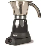 Jocca elektrische Espresso Kaffeemaschine Espressokocher, Schwarz
