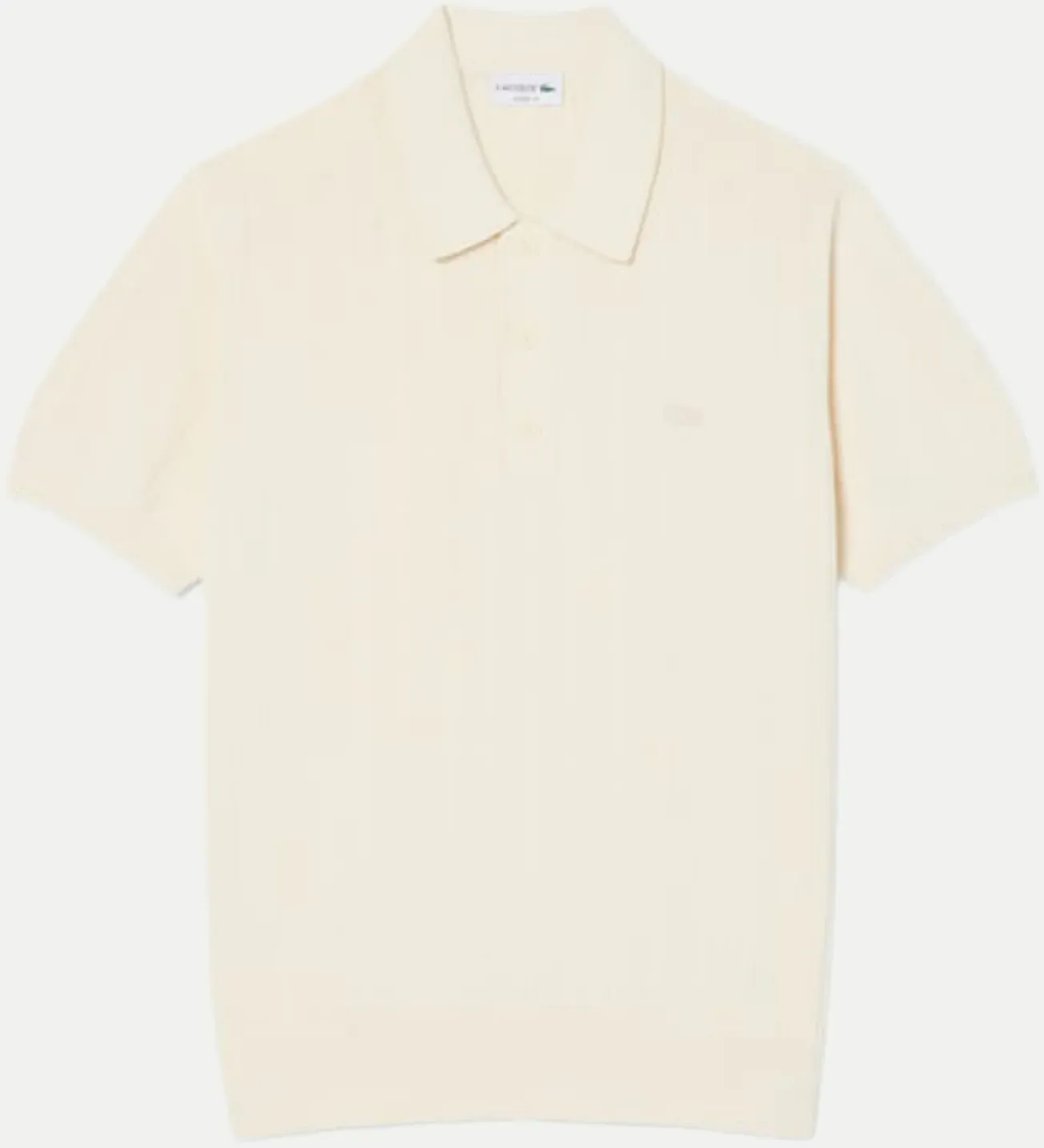 Strick Poloshirt Beige XL