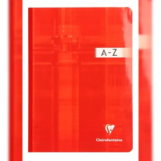 Clairefontaine Registerbuch A5 gebunden liniert 96Bl