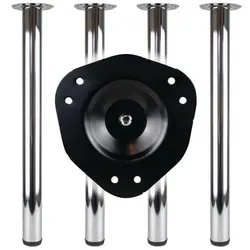 Bmb Tischbein-Set weiß 60mm H.710mm Platten-Befestigung