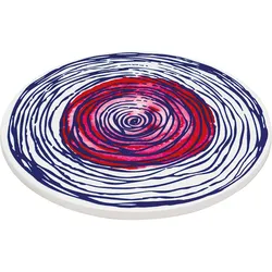 ZASSENHAUS Untersetzer SCANDIC CIRCLES rund 20 cm Keramik mit Kork-Unterseite