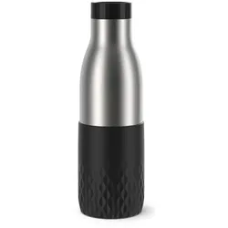 EMSA Bludrop Sleeve N3110500, 500 ml, Fitness, Sport, Schwarz, Edelstahl, Edelst