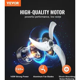 Vevor 61 cm Bodenventilator Orange