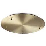 Ideal Lux Standard-Rose 5-flg. Ø 46 cm rund Messing