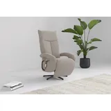 sit&more TV-Sessel Zoe Polyester 74 x 112 x 82 cm grau mit Kopfteilverstellung & 360 Drehfunktion