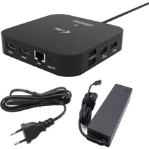 iTEC i-tec USB-C Dual HDMI Docking Station mit Power Delivery 100 W + Charger