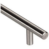 SO-TECH® Möbelgriff Stangengriff G8 echt Edelstahl Ø 14 mm BA 96 - 1184 mm, Griff Schrankgriff Schubladengriff - incl. Schrauben silberfarben Bohrlochabstand: 852 mm | 85.2 cm