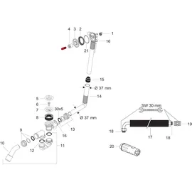 Hansgrohe Exafill S Wanneneinlauf Chrom
