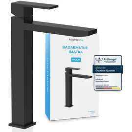 Bächlein Imatra Waschtischarmatur Matt Schwarz